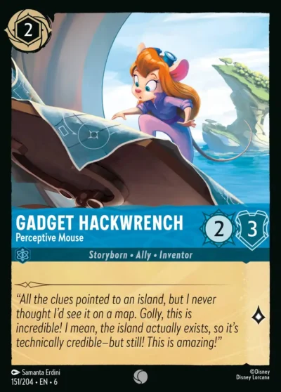 Gadget Hackwrench, Perceptive Mouse