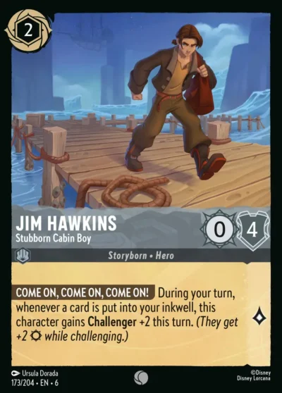 Jim Hawkins, Stubborn Cabin Boy