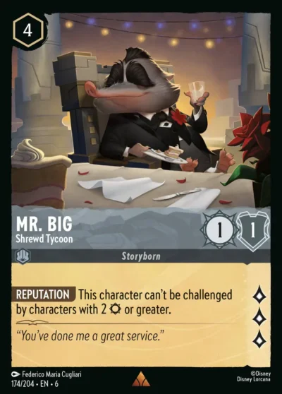 Mr.Big, Shrewd Tycoon