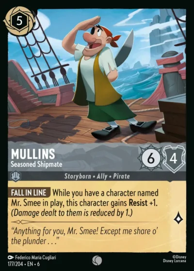 Mullins, Seasoned Shipmate