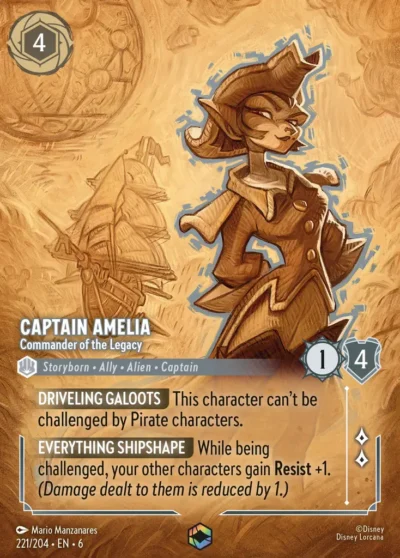 Captain Amelia, Commander of the Legacy