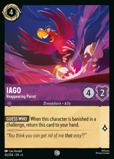 45.Iago Reappearing Parrot