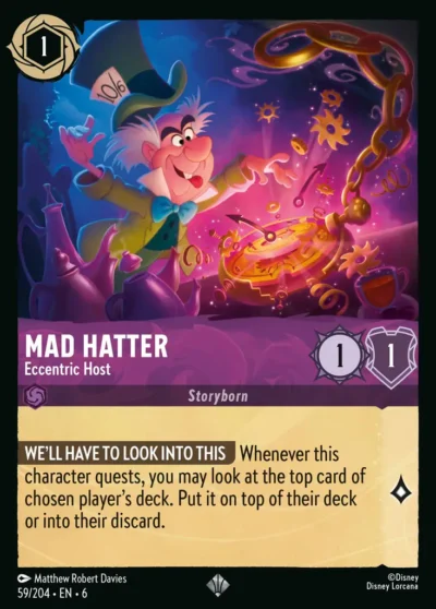 Mad Hatter, Eccentric Host