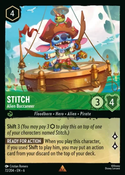 72.Stitch Alien Buccaneer