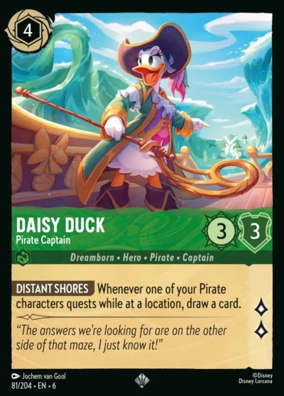 Daisy Duck, Pirate Captain