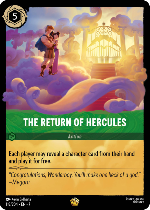 The return of Hercules