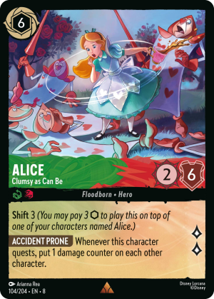 Alice, Clumsy as Can Be