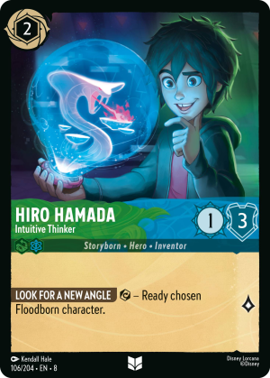 Hiro Hamada, Intuitive Thinker