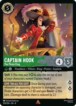Captain Hook, The Pirate King