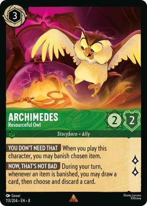 Archimedes, Resourceful Owl