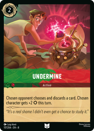 Undermine