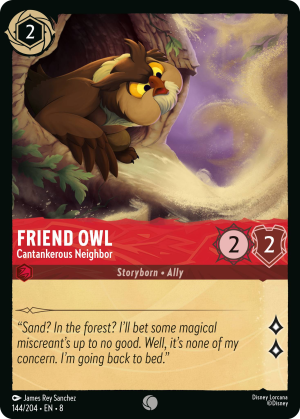 Friend Owl, Cantankerous Neighbor