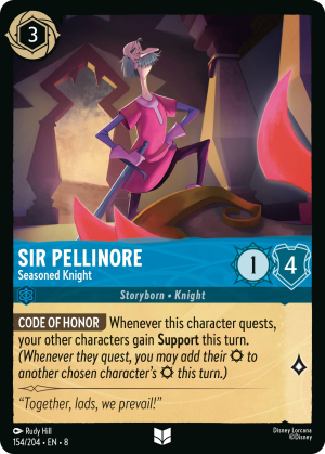 Sir Pellinore, Seasoned Knight
