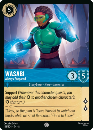 Wasabi, Always Prepared