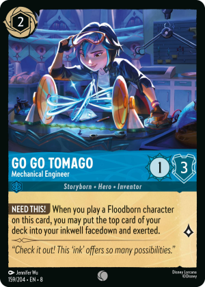 Go Go Tomago, Mechanical Engineer