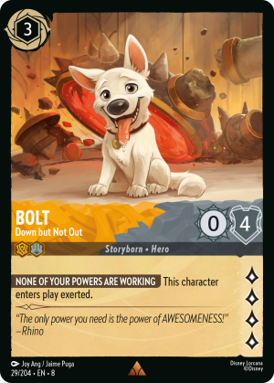Bolt, Down but Not Out