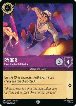 Ryder, Fleet‐Footed Infiltrator