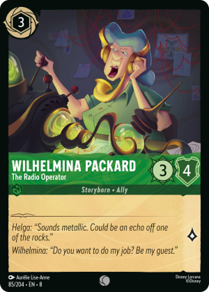 Wilhelmina Packard, The Radio Operator