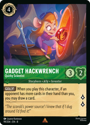 Gadget Hackwrench, Quirky Scientist