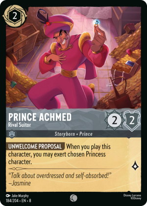 Prince Achmed, Rival Suitor