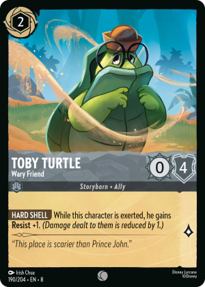 Toby Turtle, Wary Friend