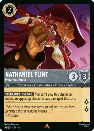 Nathaniel Flint, Notorious Pirate