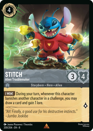 Stitch, Alien Troublemaker