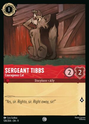 Sergeant Tibbs, Courageous Cat