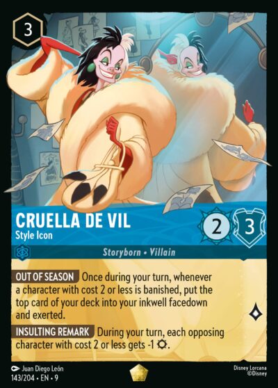 Cruella De Vil, Style Icon