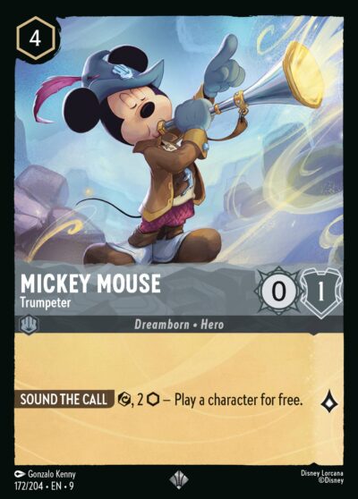 Mickey Mouse, Trumpeter