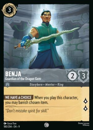 Benja, Guardian of the Dragon Gem