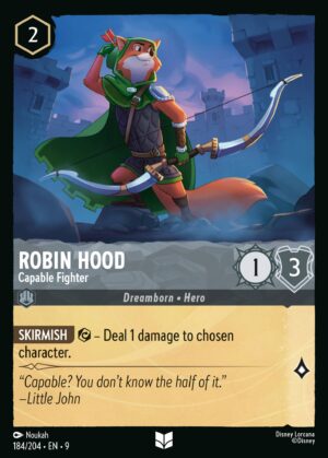 Robin Hood, Capable Fighter