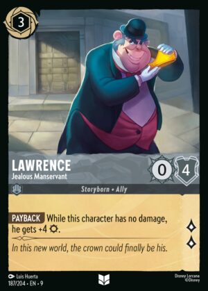 Lawrence, Jealous Manservant