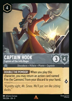 Captain Hook, Captain of the Jolly Roger
