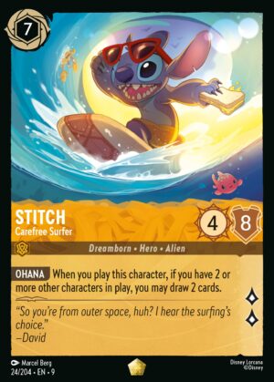 Stitch, Carefree Surfer