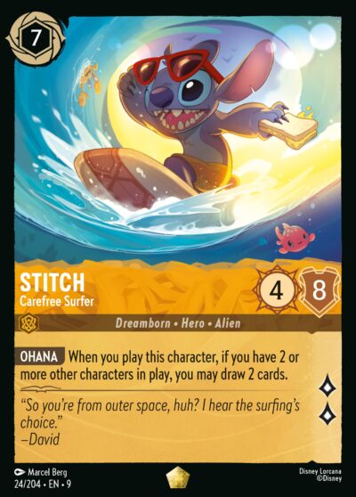 Stitch, Carefree Surfer