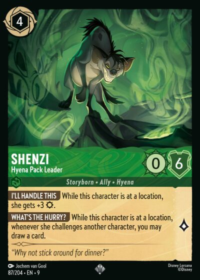 Shenzi, Hyena Pack Leader
