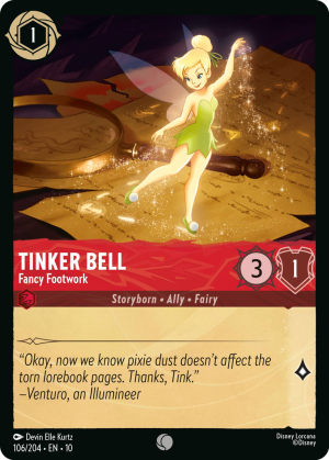 Tinker Bell, Fancy Footwork