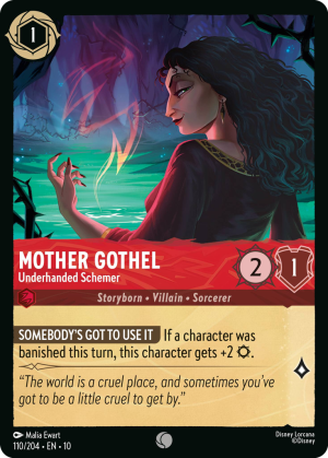 Mother Gothel, Underhanded Schemer