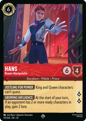 Hans, Brazen Manipulator
