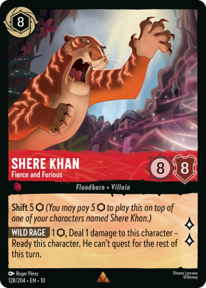 Shere Khan, Fierce and Furious