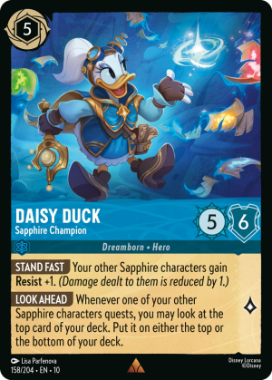 Daisy Duck, Sapphire Champion