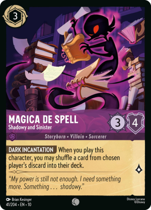 Magica De Spell, Shadowy and Sinister