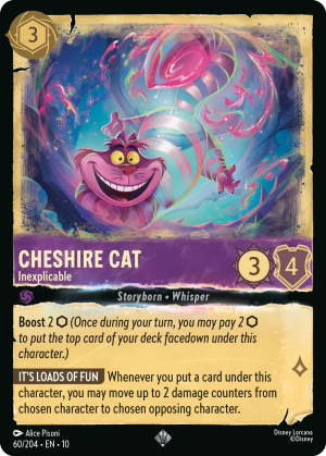 Cheshire Cat, Inexplicable