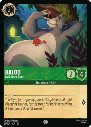Baloo, Laid-Back Bear