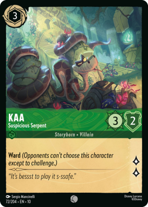Kaa, Suspicious Serpent